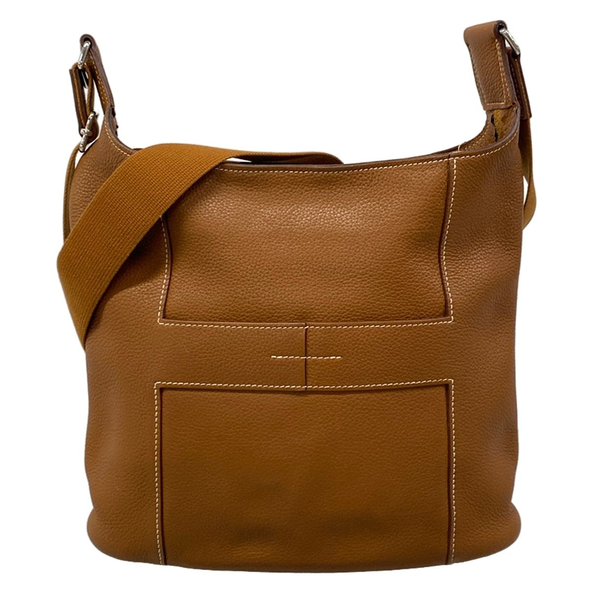 Hermes Shoulder Bag News PM Gold Silver