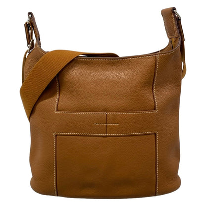 Hermes Shoulder Bag News PM Gold Silver