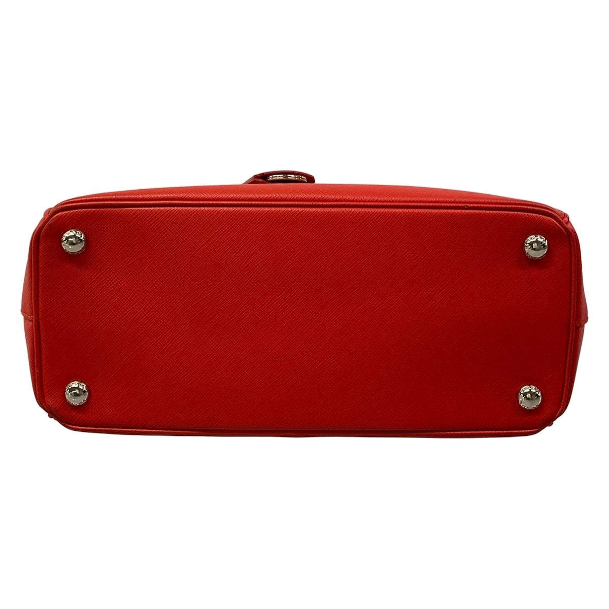 Prada Handbag Galleria Bag Vintage Small Red Leather — view 5