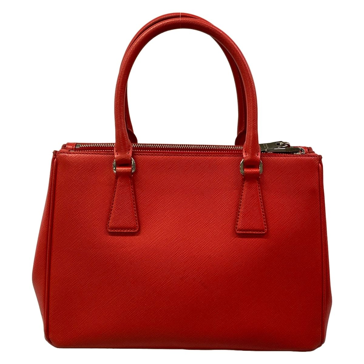 Prada Handbag Galleria Bag Vintage Small Red Leather — view 3