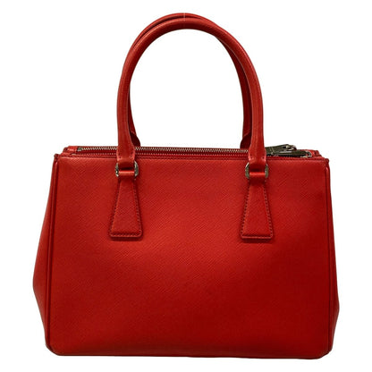 Prada Handbag Galleria Bag Vintage Small Red Leather — view 3
