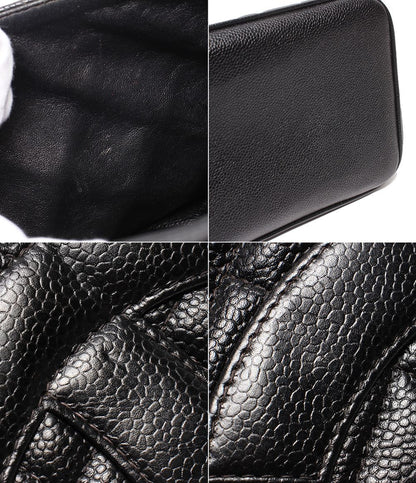 Chanel Tote Bag Silver Caviar Leather Quilted Reissue — view 8