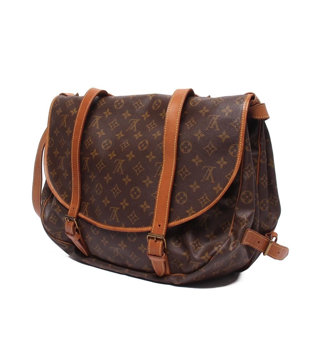 Louis Vuitton Shoulder Bag Crossbody Saumur 43 Monogram — view 3