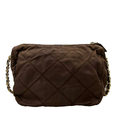 Prada Nylon Chain Shoulder Bag Crossbody Triangle Plate — view 2