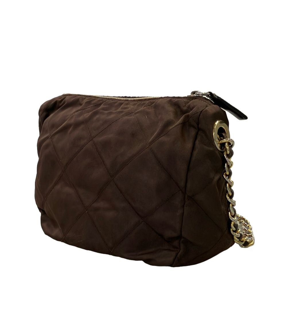 Prada Nylon Chain Shoulder Bag Crossbody Triangle Plate — view 3