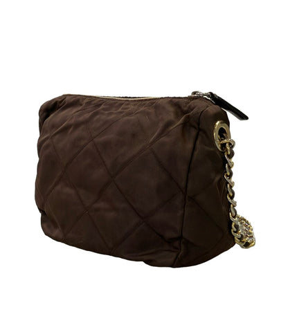 Prada Nylon Chain Shoulder Bag Crossbody Triangle Plate — view 3