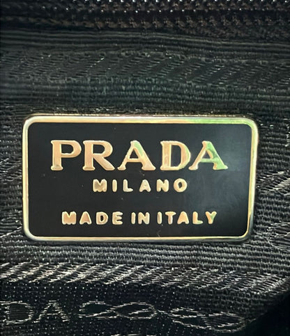 Prada Nylon Chain Shoulder Bag Crossbody Triangle Plate — view 6