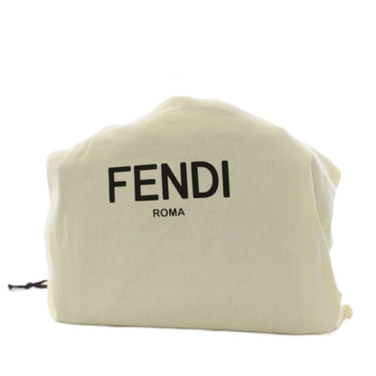 Fendi Peekaboo 2-Way Shoulder Bag Leather Metallic Gray — view 8