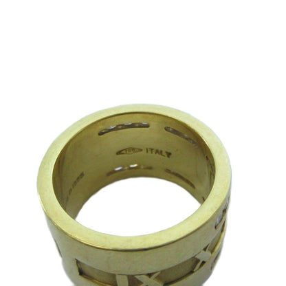 Tiffany & Co Atlas Wide Ring Diamond 18K Yellow Gold — view 5