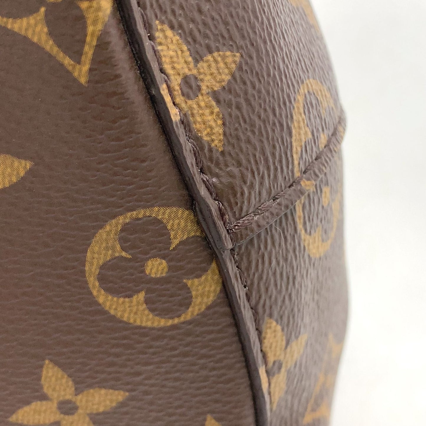Louis Vuitton Monogram Enabled Leather Brown Light Pink Shoulder Bag Gold — view 7