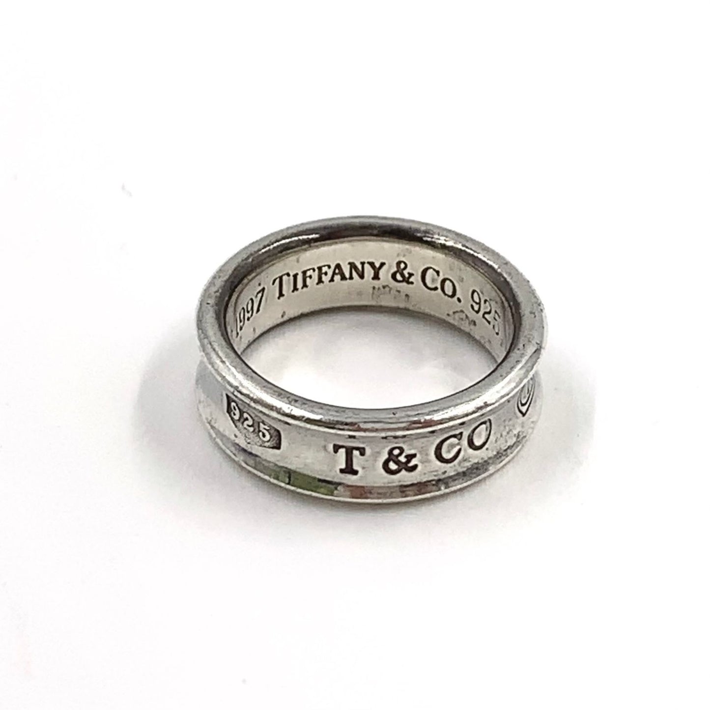 Tiffany & Co 1837 Narrow Silver Ring