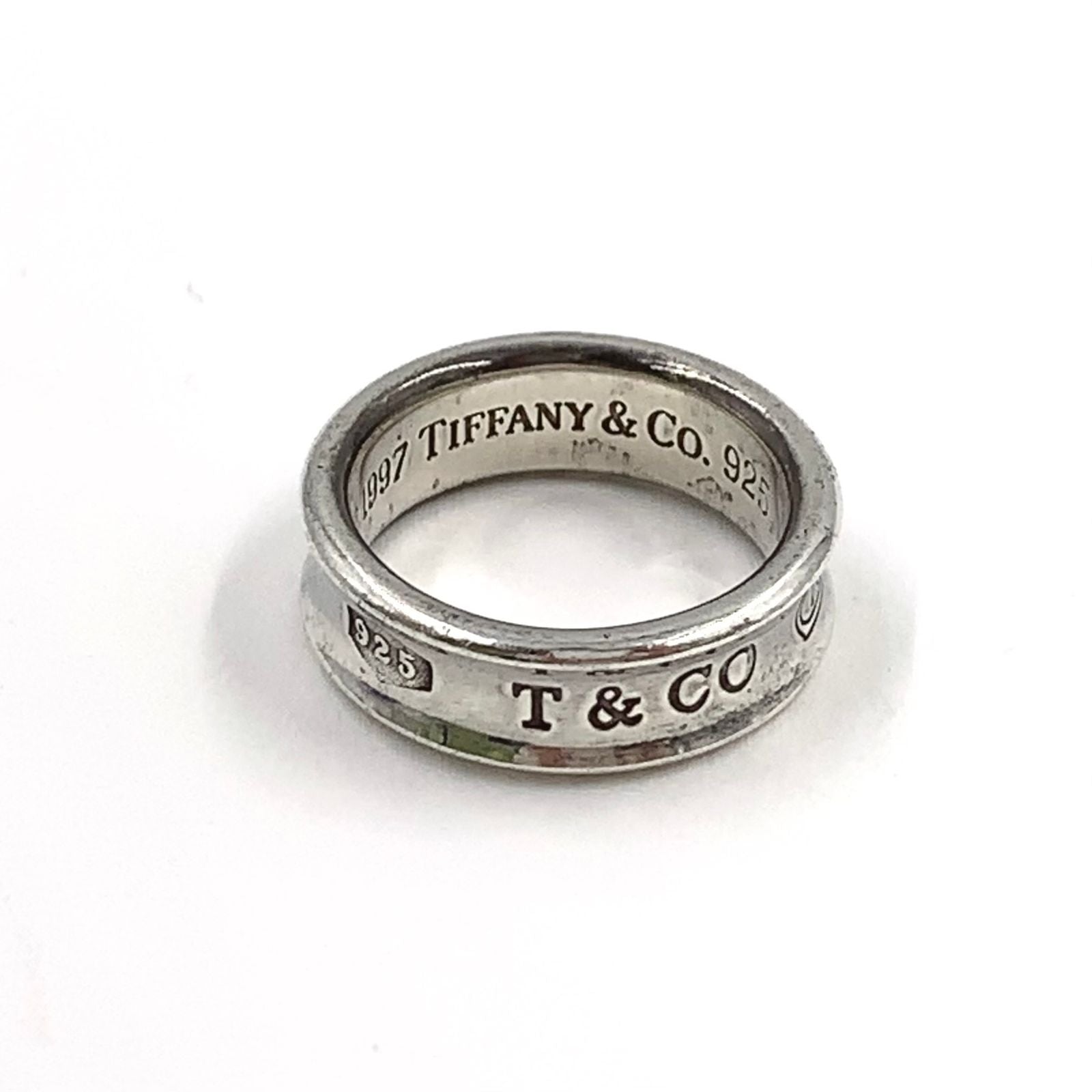Tiffany & Co 1837 Narrow Silver Ring