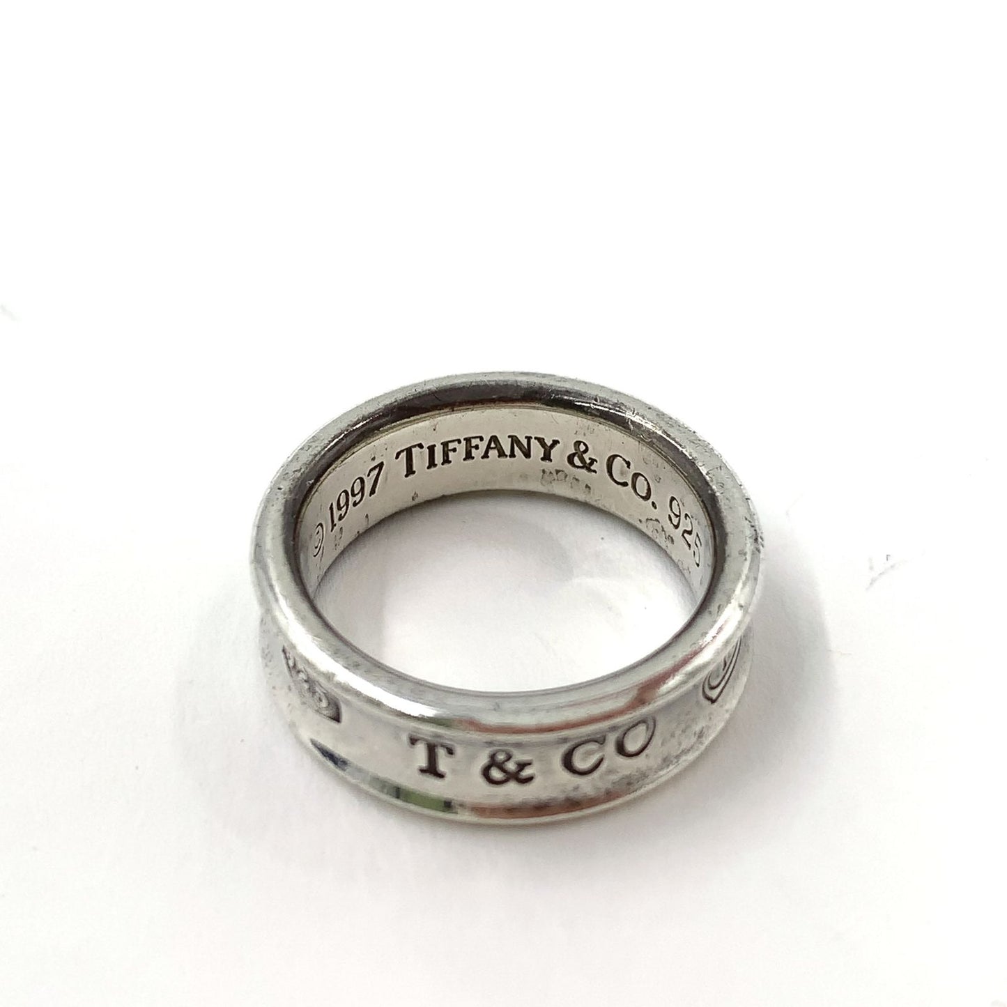 Tiffany & Co 1837 Narrow Silver Ring — view 4