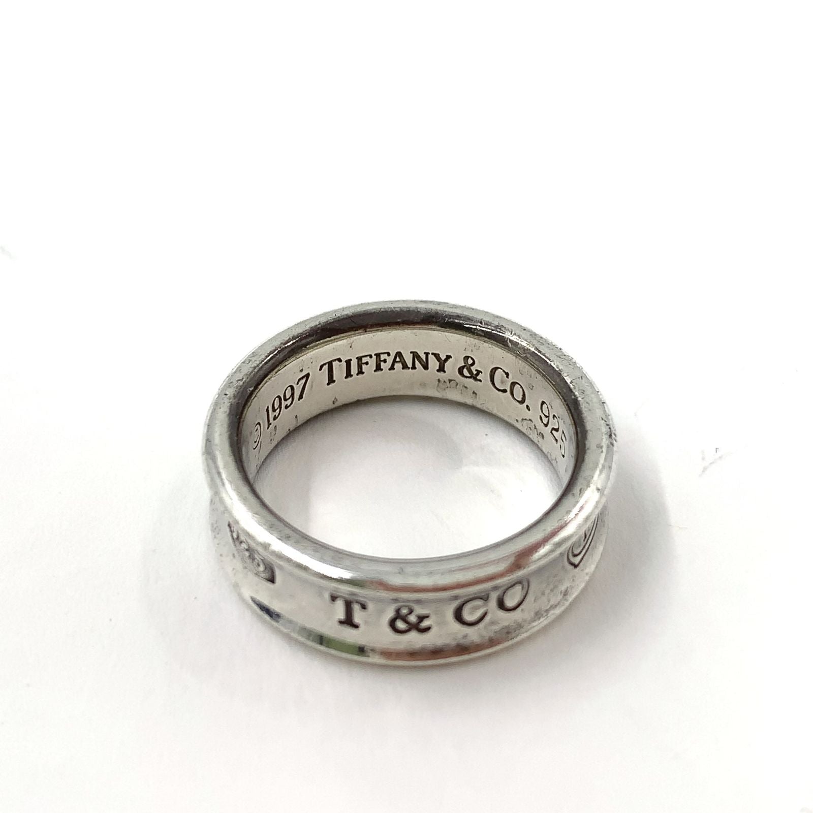 Tiffany & Co 1837 Narrow Silver Ring — view 4