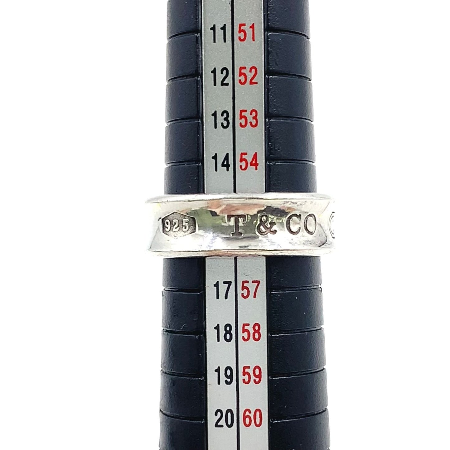 Tiffany & Co 1837 Narrow Silver Ring — view 8