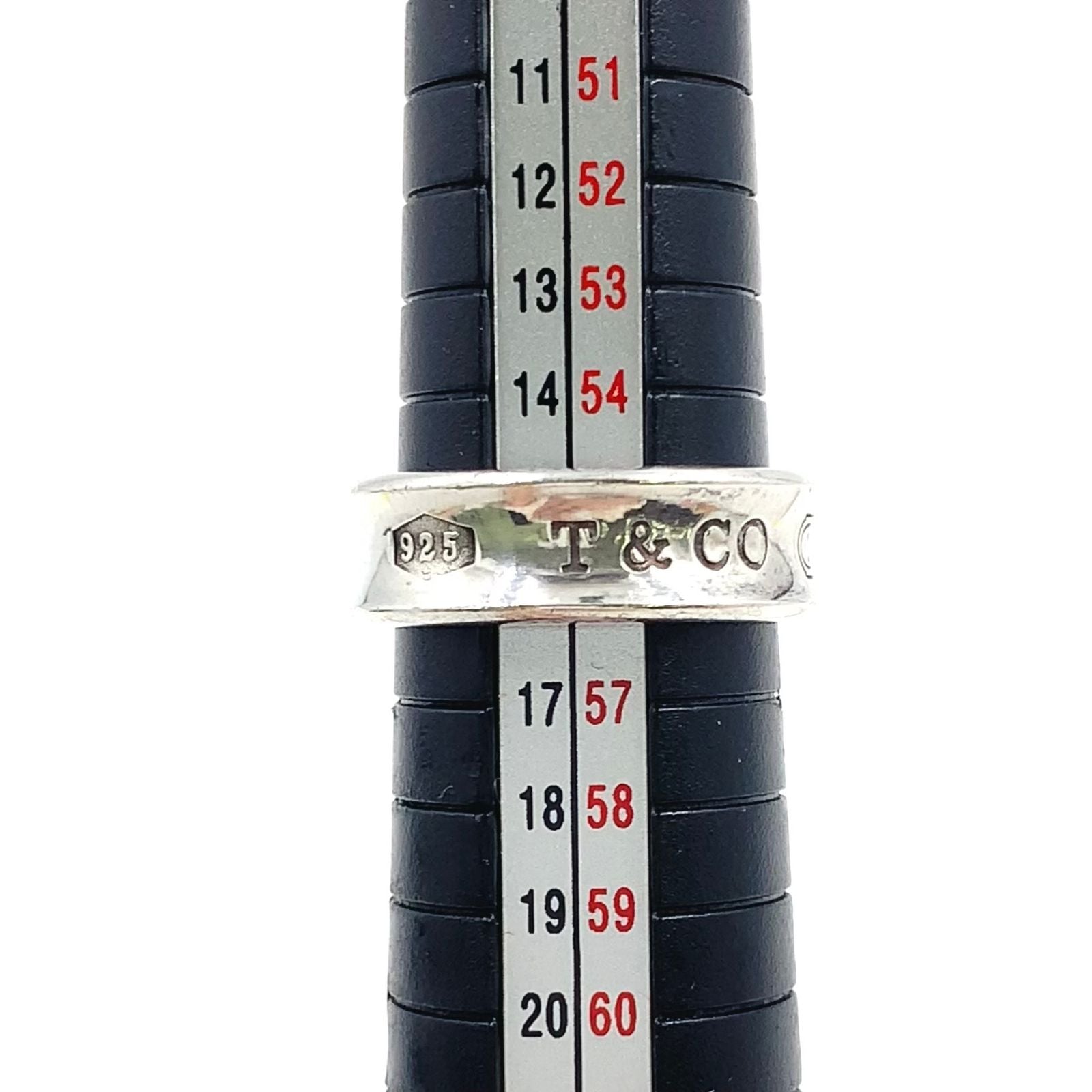 Tiffany & Co 1837 Narrow Silver Ring — view 8