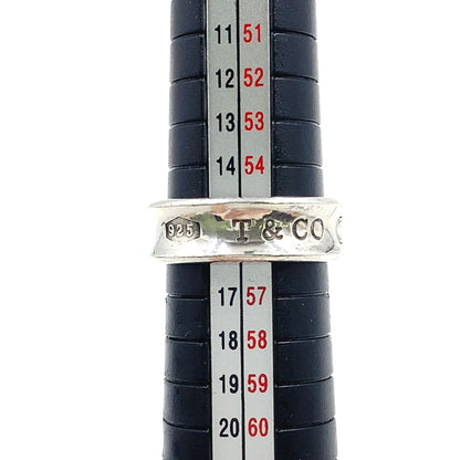 Tiffany & Co 1837 Narrow Silver Ring — view 8