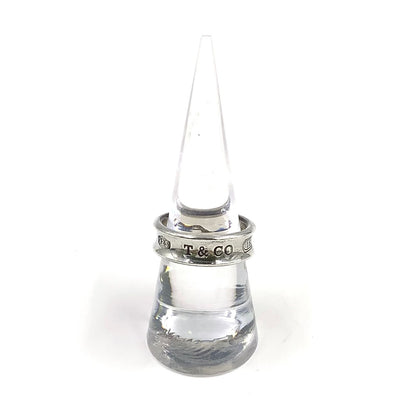 Tiffany & Co 1837 Narrow Silver Ring — view 5