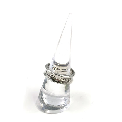 Tiffany & Co 1837 Narrow Silver Ring — view 6