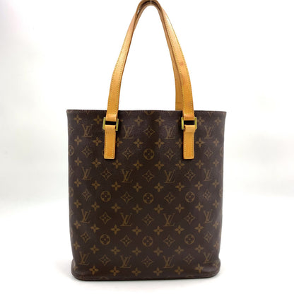 Louis Vuitton Vavin GM Monogram Leather Brown Light Tote Bag Gold