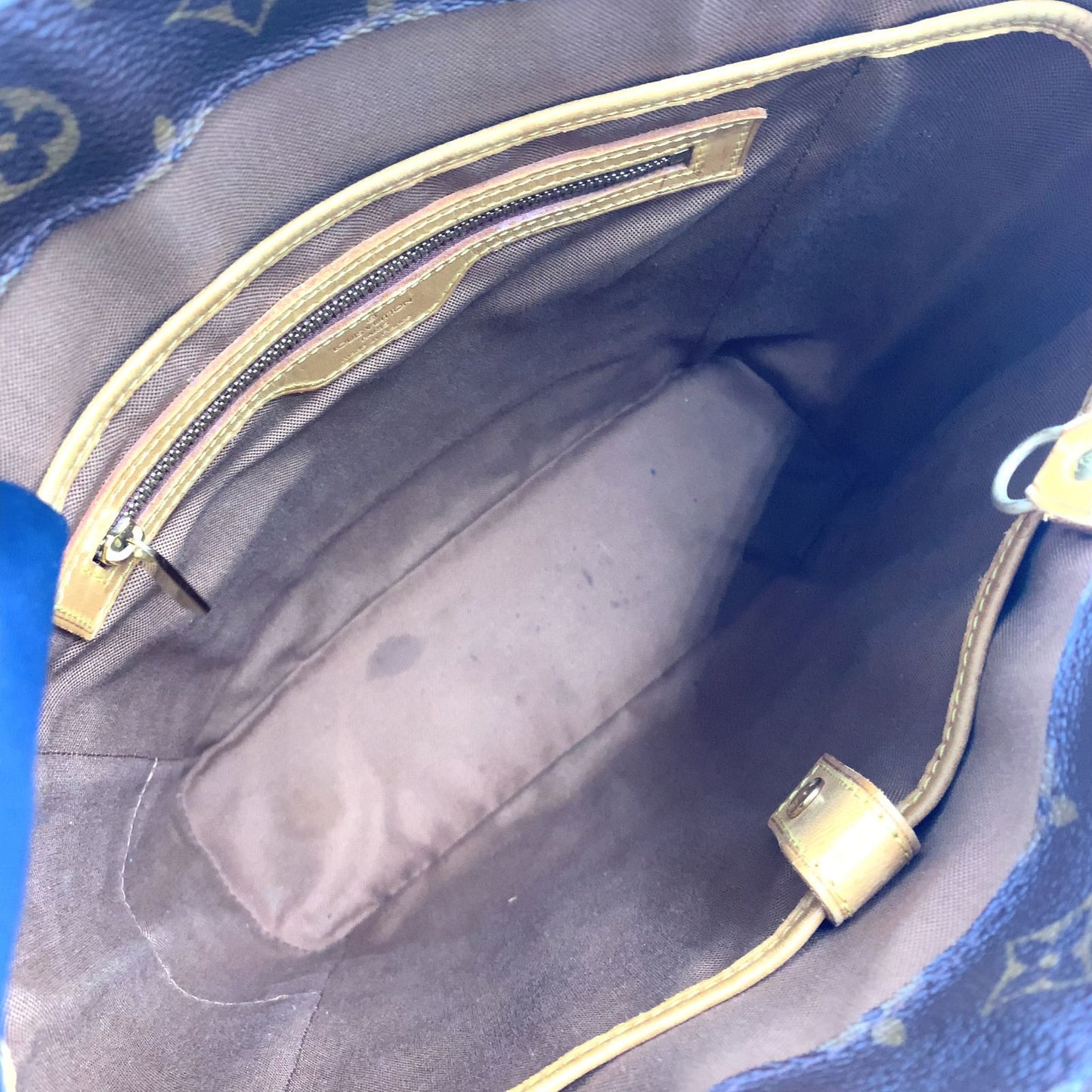 Louis Vuitton Vavin GM Monogram Leather Brown Light Tote Bag Gold — view 3