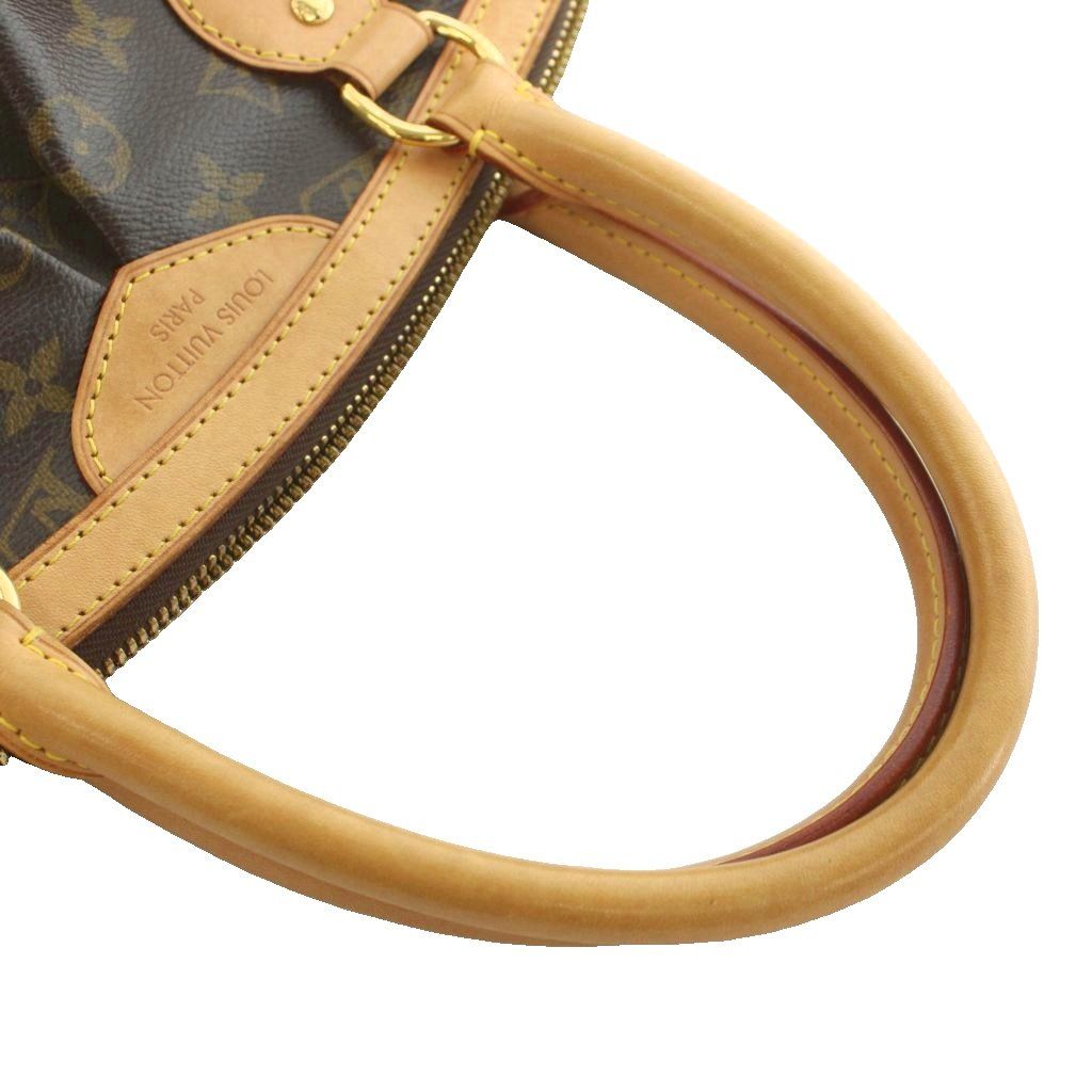 Louis Vuitton Monogram Tivoli PM Handbag Canvas Logo All Over Pattern Brown — view 6
