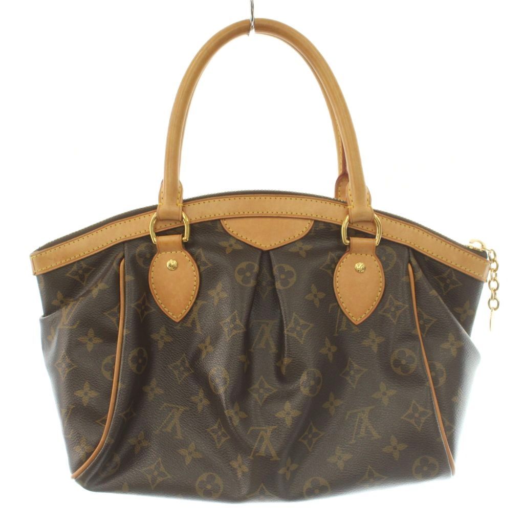 Louis Vuitton Monogram Tivoli PM Handbag Canvas Logo All Over Pattern Brown — view 3