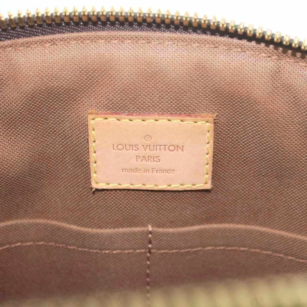 Louis Vuitton Monogram Tivoli PM Handbag Canvas Logo All Over Pattern Brown — view 4