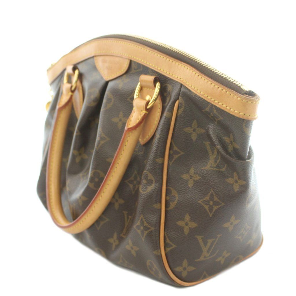 Louis Vuitton Monogram Tivoli PM Handbag Canvas Logo All Over Pattern Brown — view 2