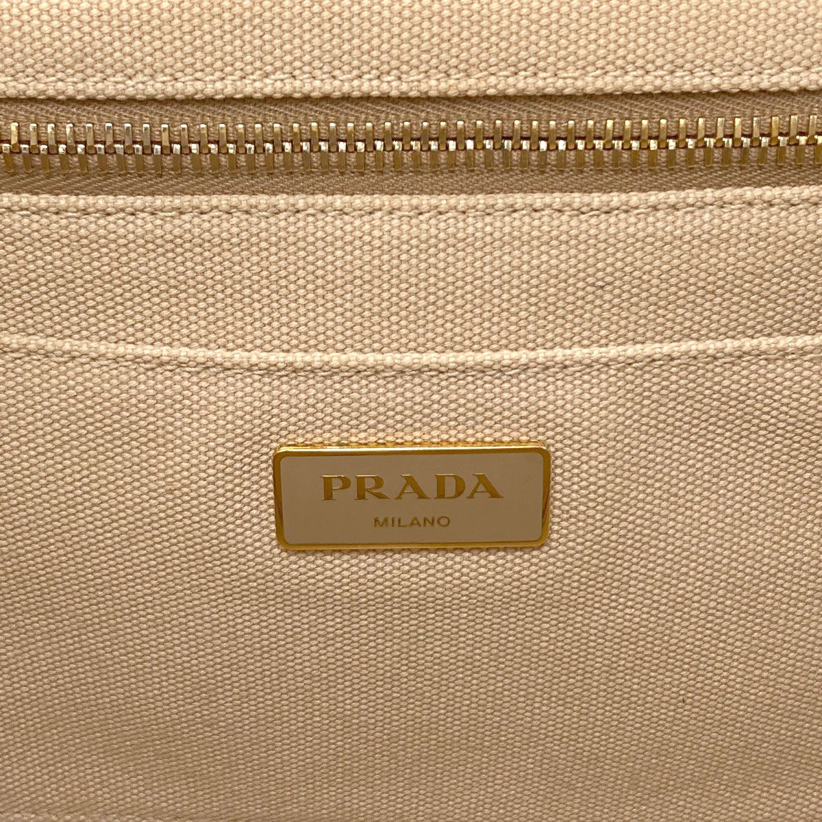 Prada Canapa 2-Way Handbag Canvas — view 6