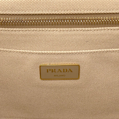 Prada Canapa 2-Way Handbag Canvas — view 6