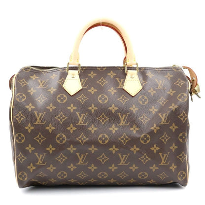 Louis Vuitton Monogram Speedy 35 Handbag Brown — view 2