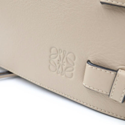 Loewe Hammock Small 2-Way Shoulder Bag Beige Leather Gold — view 6