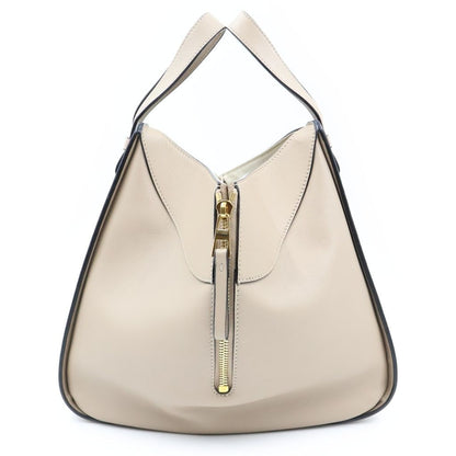 Loewe Hammock Small 2-Way Shoulder Bag Beige Leather Gold — view 3