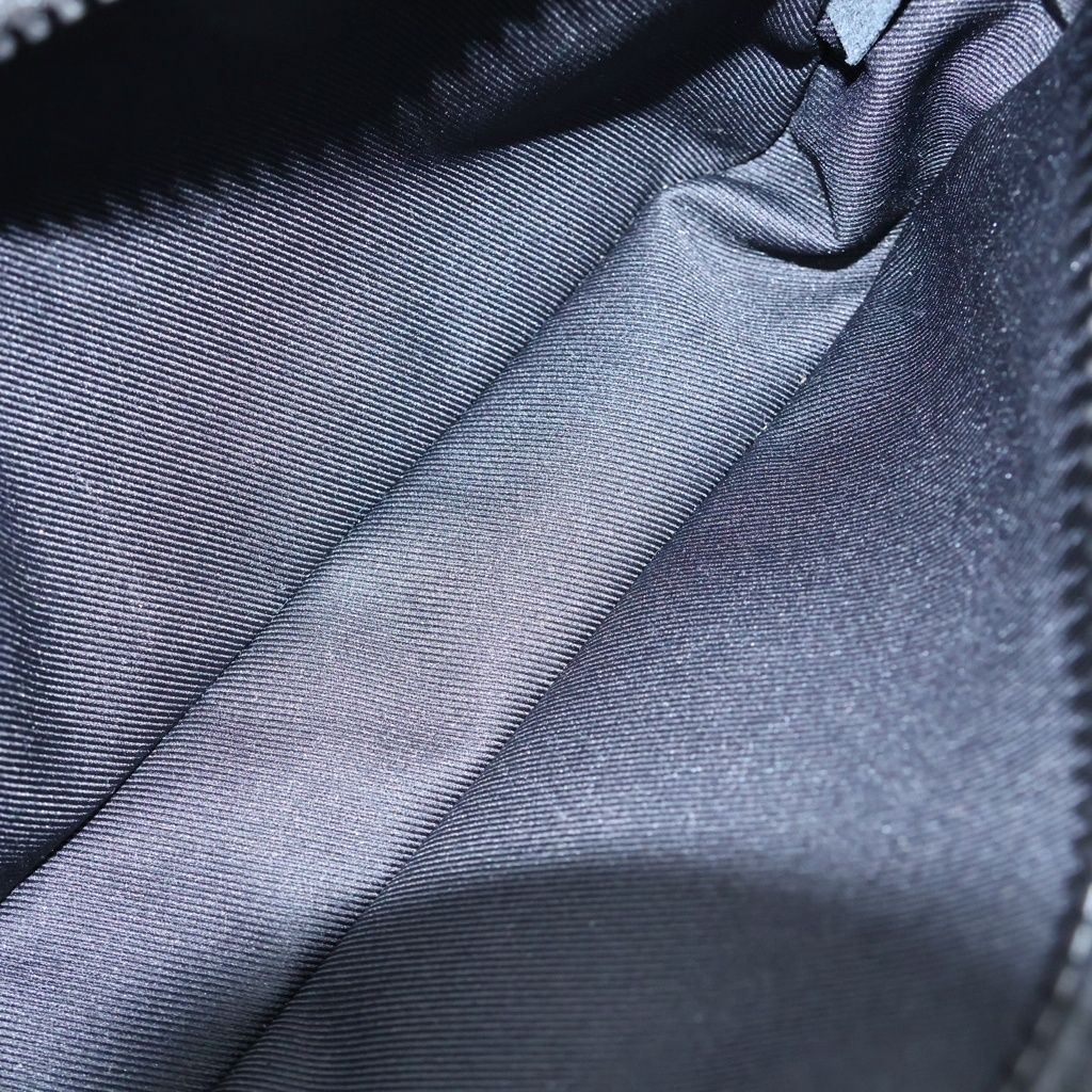 Louis Vuitton Taurillon Monogram Pochette Volga Waist Bag Noir Leather — view 8