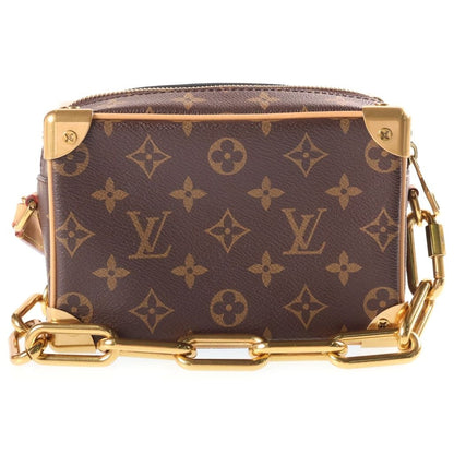 Louis Vuitton Monogram Mini Soft Trunk 2-Way Shoulder Bag Brown Leather Gold — view 2