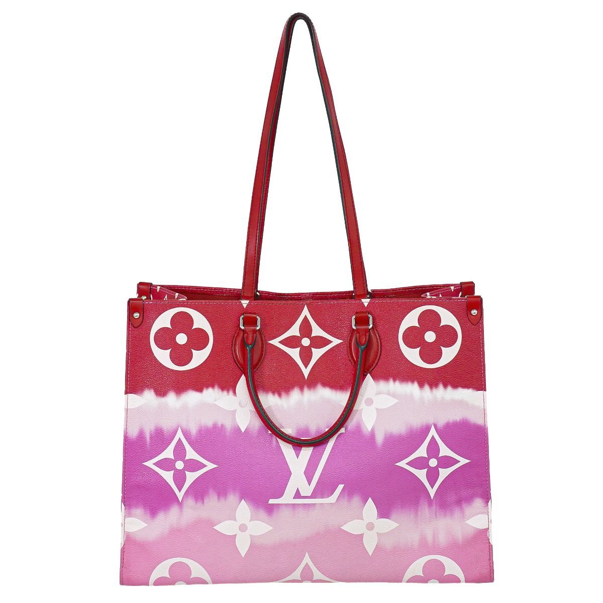 Louis Vuitton LV Escal On The Go GM Monogram Giant Shoulder Bag Tote Rouge