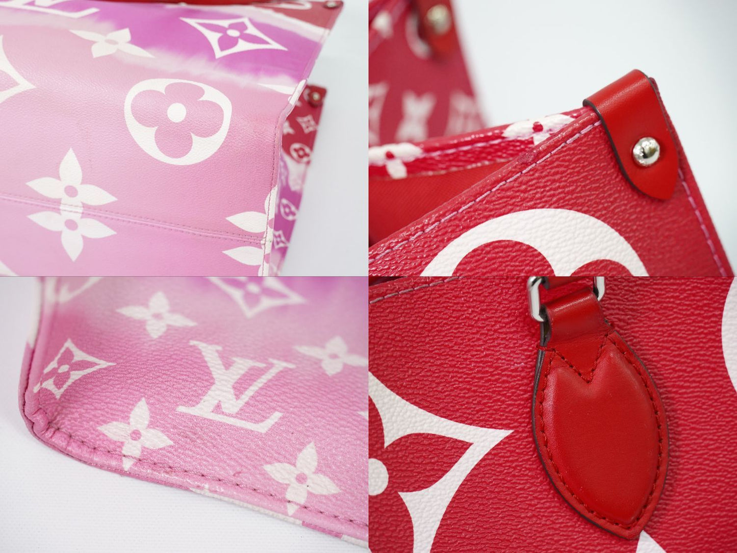 Louis Vuitton LV Escal On The Go GM Monogram Giant Shoulder Bag Tote Rouge — view 7
