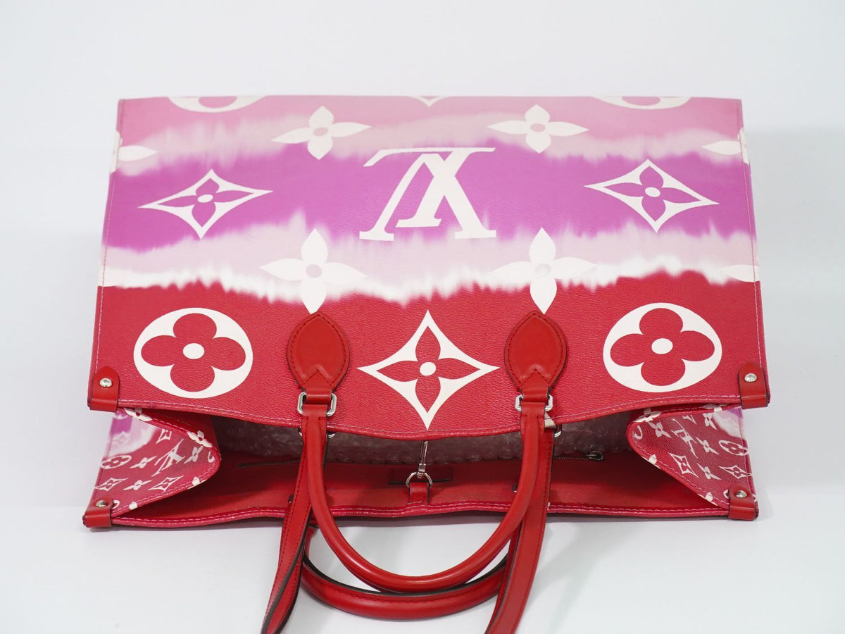 Louis Vuitton LV Escal On The Go GM Monogram Giant Shoulder Bag Tote Rouge — view 5