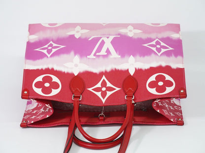 Louis Vuitton LV Escal On The Go GM Monogram Giant Shoulder Bag Tote Rouge — view 5