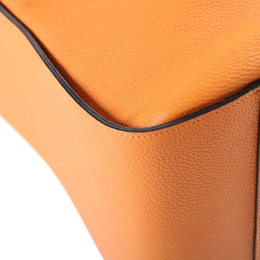 Loewe Hammock Shoulder Bag Brown Leather Gold — view 6
