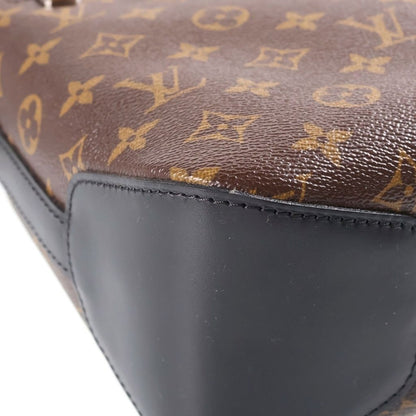 Louis Vuitton Monogram Macassar Torres PM Shoulder Bag Brown Black Leather — view 5