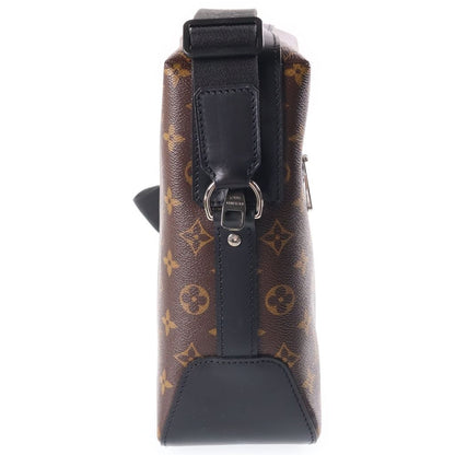 Louis Vuitton Monogram Macassar Torres PM Shoulder Bag Brown Black Leather — view 3