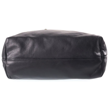 Prada Soft Calf Leather 2-Way Handbag Black — view 4