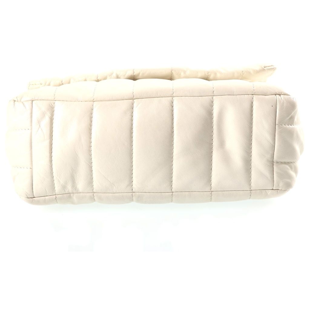 Balenciaga Monaco XS Leather Chain Shoulder Bag White — view 4