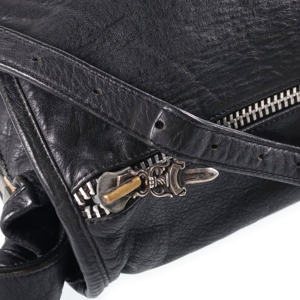 Chrome Hearts Gunslinger Messenger Bag Black — view 7