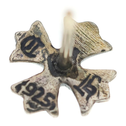 Chrome Hearts No2 CH Pls CH Plus Stud Earrings Silver — view 6