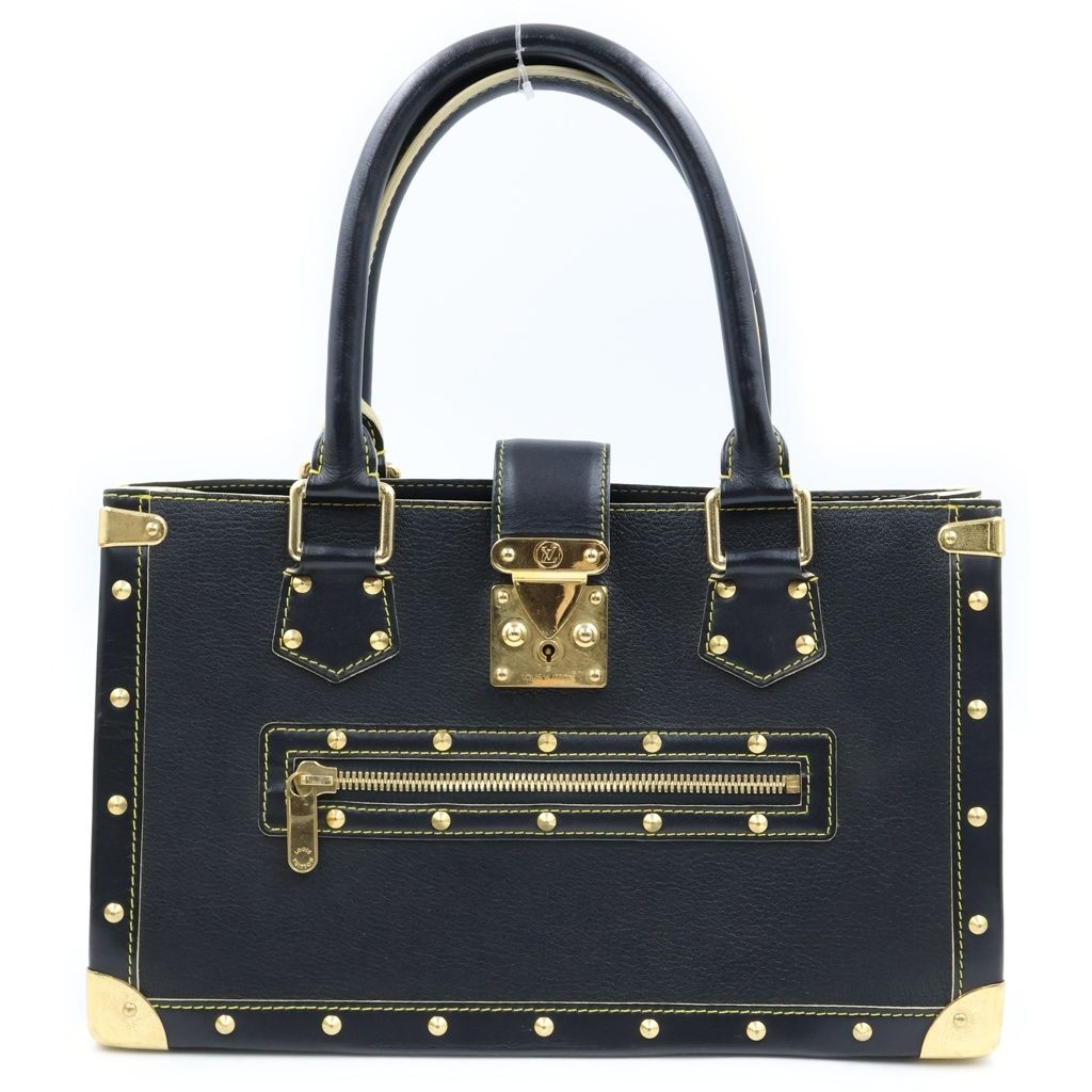 Louis Vuitton Fabuleau Studs Tote Bag Black Noir Suharileather Gold