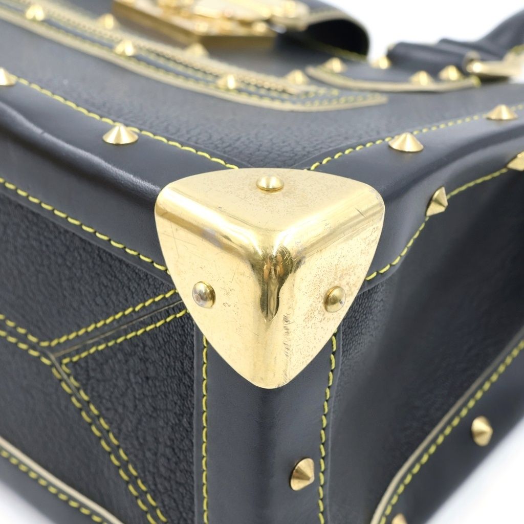 Louis Vuitton Fabuleau Studs Tote Bag Black Noir Suharileather Gold — view 5