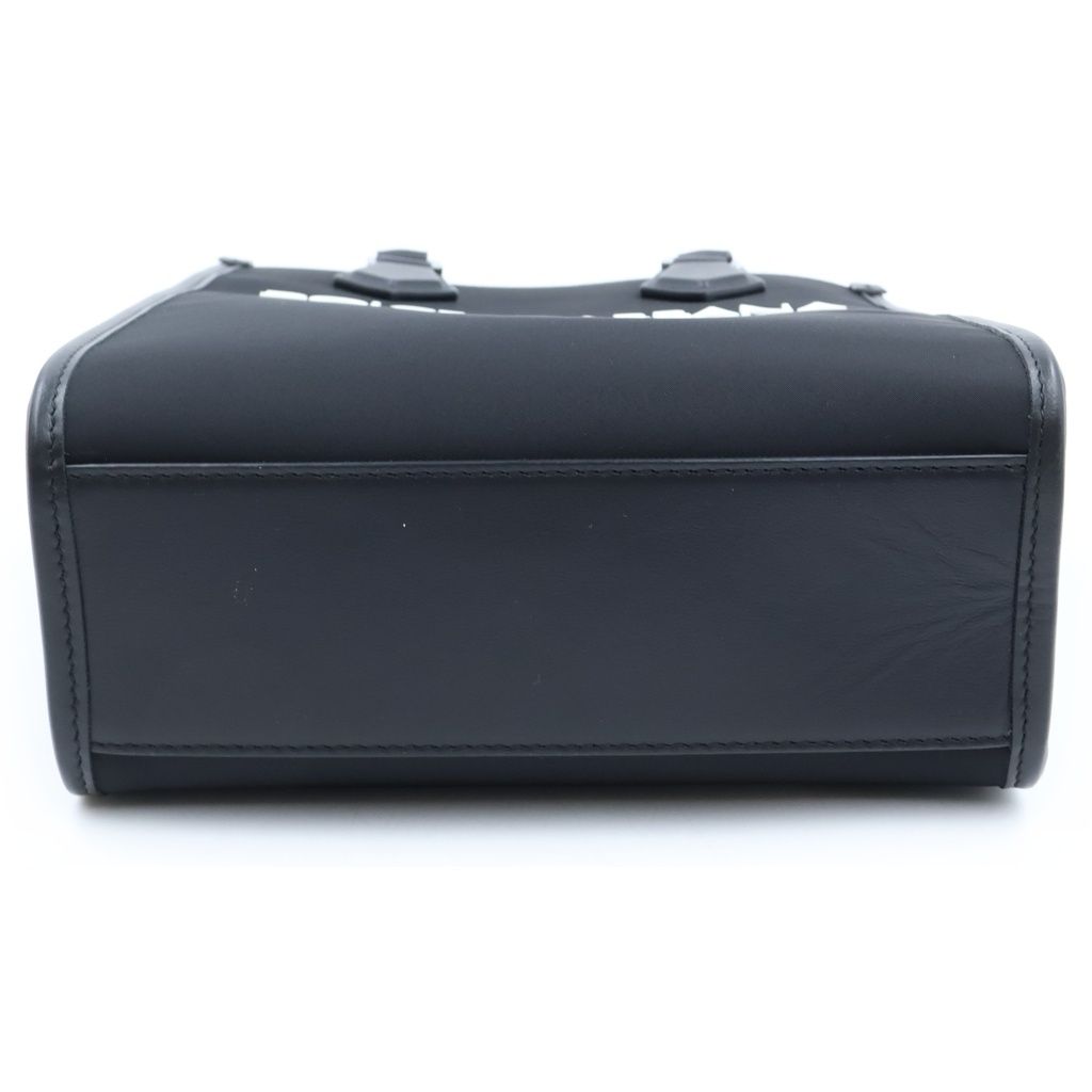 Dolce & Gabbana Rubber Logo Nylon 2-Way Shoulder Bag Black — view 4